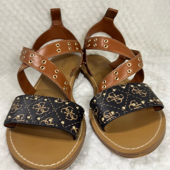 Guess Mini Gladiator slip on sandals- gently used, minimal wear. - Picture 4 of 4
